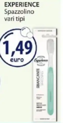 Acqua & Sapone EXPERIENCE Spazzolino vari tipi offerta