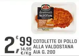 Supermercati Dok Cotolette di pollo alla valdostana aia offerta