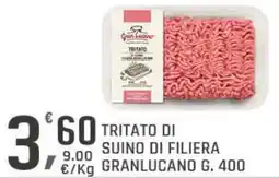 Supermercati Dok Tritato di suino di filiera granlucano offerta
