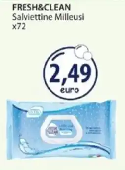 Acqua & Sapone FRESH&CLEAN Salviettine Milleusi x72 offerta