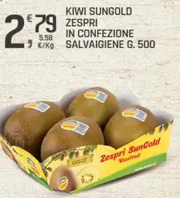 Supermercati Dok Kiwi sungold zespri in confezione salvaigiene offerta