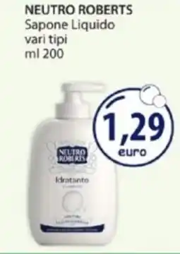 Acqua & Sapone NEUTRO ROBERTS Sapone Liquido vari tipi offerta