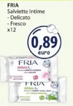 Acqua & Sapone FRIA Salviette Intime - Delicato - Fresco x12 offerta