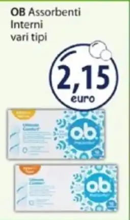 Acqua & Sapone OB Assorbenti Interni vari tipi offerta