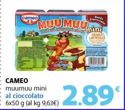 Famila CAMEO muumuu mini al cioccolato offerta