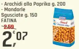 Supermercati Dok - arachidi alla paprika - mandorle sgusciate fatina offerta