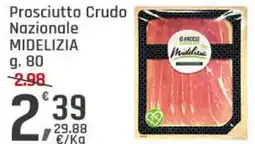 Supermercati Dok Prosciutto crudo nazionale midelizia offerta
