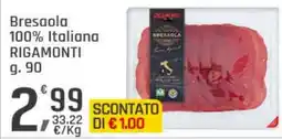 Supermercati Dok Bresaola 100% italiana rigamonti offerta