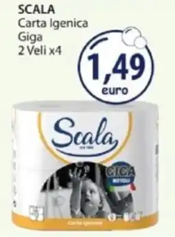 Acqua & Sapone SCALA Carta Igenica Giga 2 Veli x4 offerta