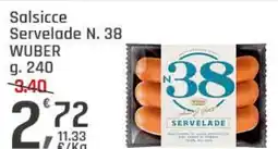 Supermercati Dok Salsicce servelade n. 38 wuber offerta