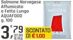 Supermercati Dok Salmone norvegese affumicato a fetta lunga aquafood offerta