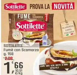 Supermercati Dok Sottilette fumé con scamorza offerta