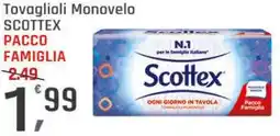 Supermercati Dok Tovaglioli monovelo scottex pacco famiglia offerta
