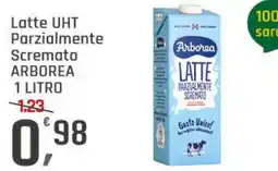Supermercati Dok Latte uht parzialmente scremato arborea offerta