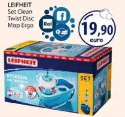 Acqua & Sapone LEIFHEIT Set Clean Twist Disc Mop Ergo offerta