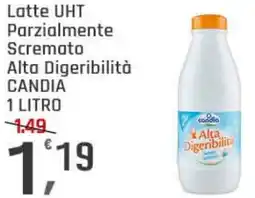 Supermercati Dok Latte uht parzialmente scremato alta digeribilità candia offerta