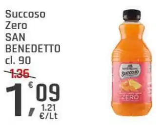 Supermercati Dok Succoso zero san benedetto offerta