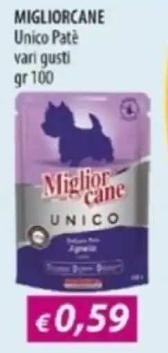 Acqua & Sapone MIGLIORCANE Unico Patè vari gusti offerta