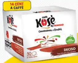 Supermercati Dok 50 cialde caffè deciso kose offerta