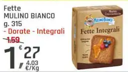 Supermercati Dok Fette mulino bianco - dorate - integrali offerta