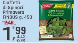 Supermercati Dok Ciuffetti di spinaci primavera findus offerta