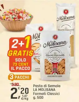 Supermercati Dok Pasta di semola la molisana formati classici offerta