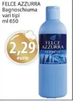 Acqua & Sapone FELCE AZZURRA Bagnoschiuma vari tipi offerta