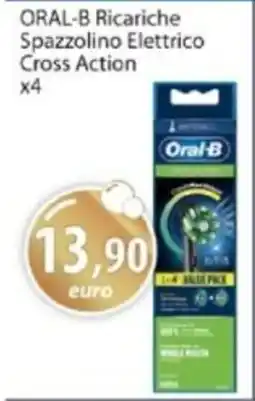 Acqua & Sapone ORAL-B Ricariche Spazzolino Elettrico Cross Action offerta