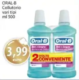 Acqua & Sapone ORAL-B Collutorio vari tipi offerta