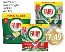 Acqua & Sapone FAIRY Caps Lavastoviglie Pack XL vari tipi offerta