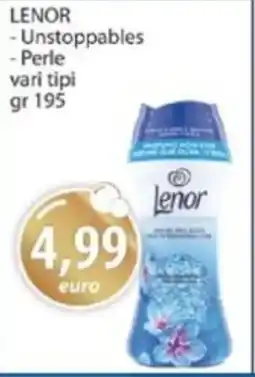 Acqua & Sapone LENOR - Unstoppables -Perle vari tipi offerta