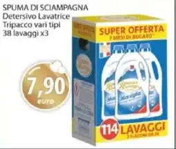 Acqua & Sapone SPUMA DI SCIAMPAGNA Detersivo Lavatrice Tripacco offerta