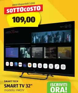 ALDI SMART TECH SMART TV 32" offerta