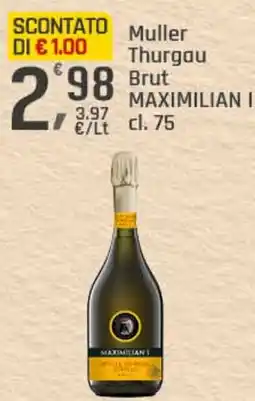 Supermercati Dok Muller thurgau brut maximilian 1 offerta