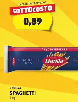ALDI Barilla spaghetti offerta