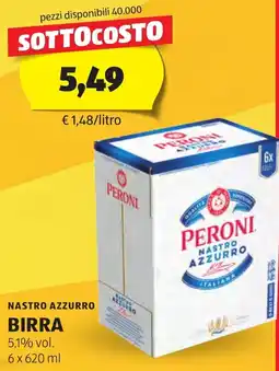 ALDI Nastro azzurro birra offerta