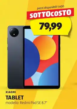 ALDI Xiaomi tablet offerta