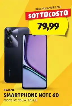 ALDI Realme smartphone note 60 offerta