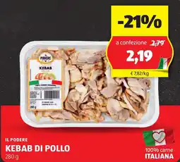 ALDI Il podere kebab di pollo offerta