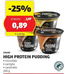 ALDI Crane high protein pudding offerta