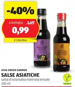 ALDI Asia green garden salse asiatiche offerta