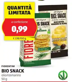 ALDI Fiorentini bio snack olio/rosmarino offerta