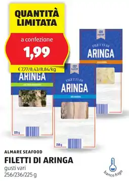 ALDI Almare seafood filetti di aringa offerta