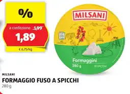 ALDI Milsani formaggio fuso a spicchi offerta
