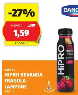ALDI Danone hipro bevanda fragola-lampone offerta