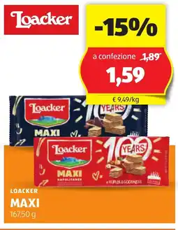 ALDI Loacker maxi offerta
