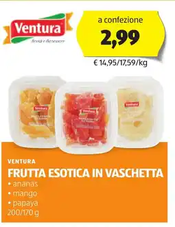 ALDI Ventura frutta esotica in vaschetta offerta