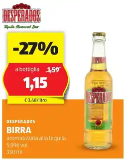 ALDI Desperados birra offerta