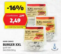 ALDI Good choice burger xxl offerta