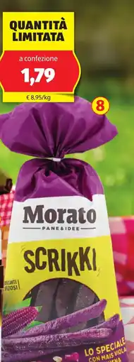 ALDI Morato grissini mais viola e avena offerta